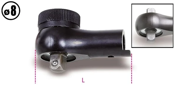 Cricchetto reversibile per barra dinamometrica beta 611 - dettaglio 1