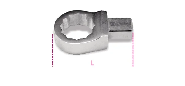 Chiave poligonale per barra dinamometrica beta 653 9x12 - dettaglio 1