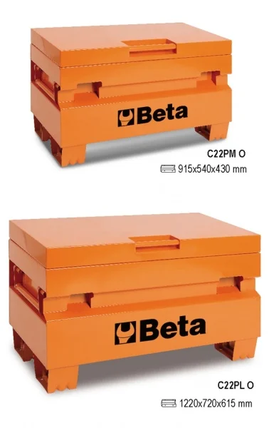 Baule portautensili da cantiere beta c22p-o - dettaglio 1