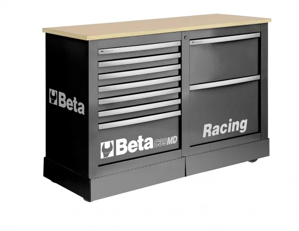 Cassettiera mobile racing md beta c39md gray