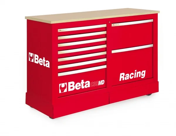 Cassettiera mobile racing md beta c39md red