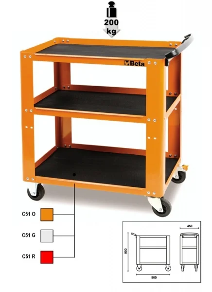 Carrello light beta c51 - dettaglio 1