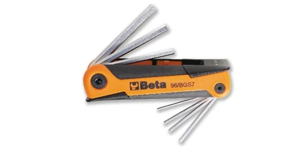 Serie chiavi maschio esagonale beta 96/bgs7 - dettaglio 1