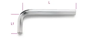 Supporto serie chiavi maschio esagonale piegate  beta 96/scv12 - dettaglio 1
