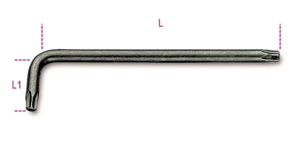 Chiave maschio rtx piegata beta 97rtx - dettaglio 1