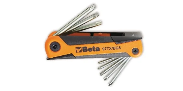 Serie chiavi maschio torx piegate beta 97tx/bg8 - dettaglio 1