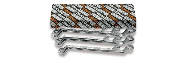 Serie chiavi poligonali doppie curve pollici beta 90as/8 - dettaglio 1