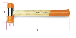 Mazzuola battenti in plastica  beta 1390 - dettaglio 1