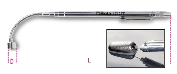 Magnete telescopico beta 1712 tf - dettaglio 1