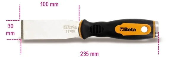 Raschietto a battere diritto beta 1479rb/1 - dettaglio 1