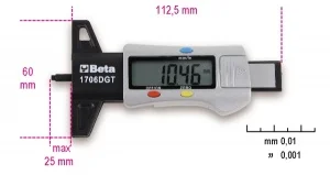Calibro per battistrada pneumatici  beta 1706dgt - dettaglio 1