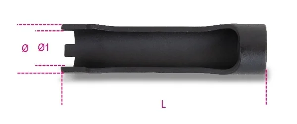 Bussola esagonale per inniettori 1/2 beta 960l - dettaglio 1