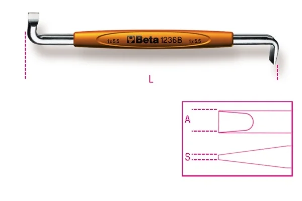 Giravite a squadra taglio beta 1236b - dettaglio 1