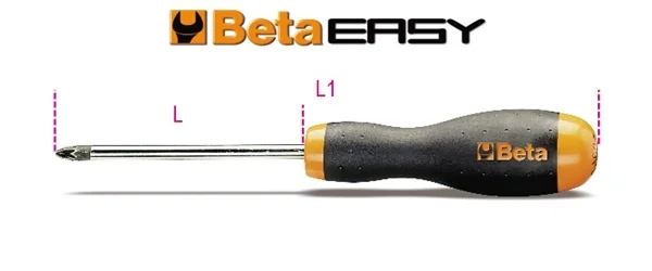 Giraviti croce pozidriv-supadriv beta easy 1209pz - dettaglio 1