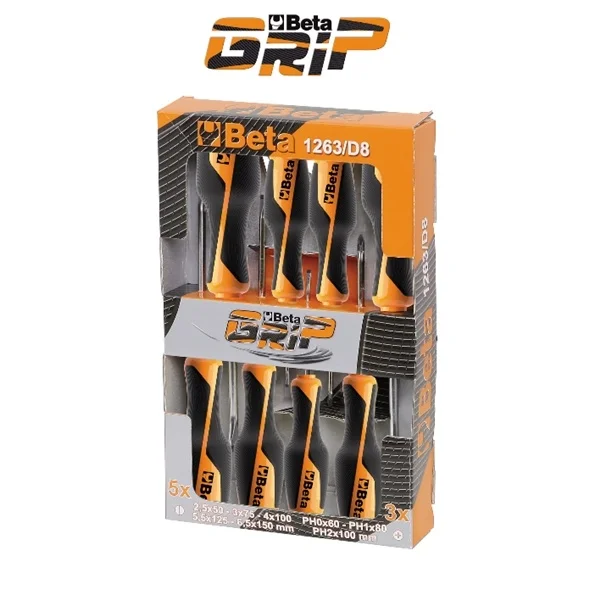 Serie giraviti betagrip taglio/croce phillips beta 1263/d8 - dettaglio 1