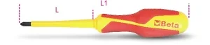 Giravite betagrip croce pozidriv-supadriv beta isolato 1000v 1279mqpz - dettaglio 1