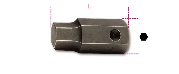 Inserto macchina maschio esagonale 16 mm beta 727/es16 - dettaglio 1