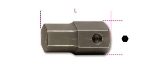 Inserto macchina maschio esagonale 22 mm beta 727/es22 - dettaglio 1