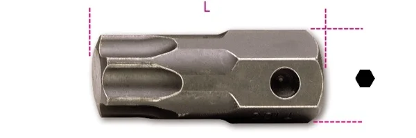 Inserto macchina torx 22 mm beta 727/es22tx - dettaglio 1