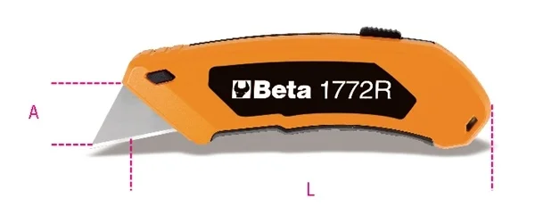 Cutter retrattile beta 1772r - dettaglio 1