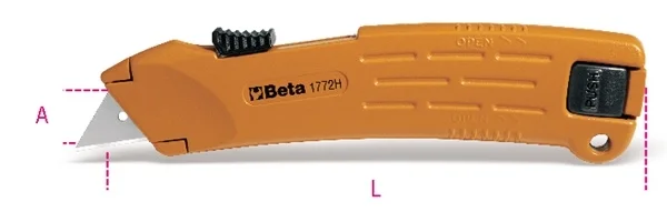 Cutter retrattile beta 1772h - dettaglio 1
