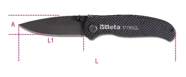 Coltello serramanico beta 1778scl - dettaglio 1