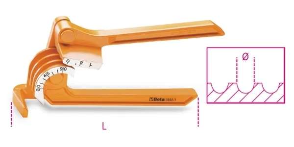 Pinza curvatubi beta 388a - dettaglio 1