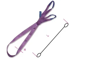 Fascia di sollevamento viola 1 t robur 8150 - dettaglio 1