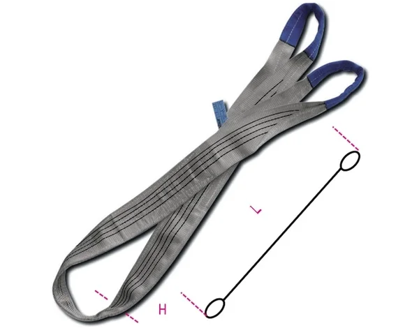 Fascia di sollevamento grigia 4 t robur 8157 - dettaglio 1