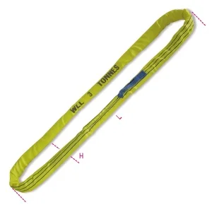 Fune tonda gialla 3 t robur 8176 - dettaglio 1