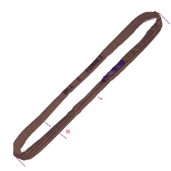 Fune tonda marrone 6 t robur 8179 - dettaglio 1
