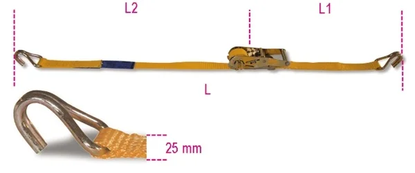 Cricchetto gancio a uncino  robur 8180 - dettaglio 1