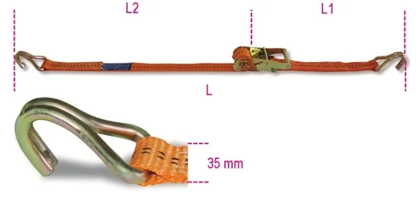 Cricchetto gancio a uncino robur 8181 - dettaglio 1