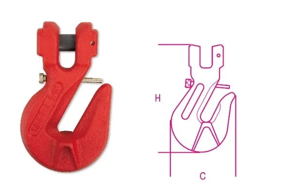 Gancio accorciatore a forcella robur 8061f - dettaglio 1