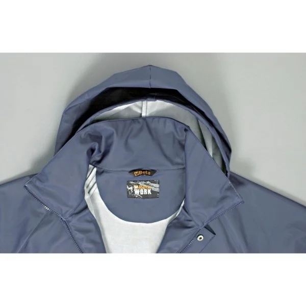 Giacca antipioggia pvc blu beta 7979 - dettaglio 2