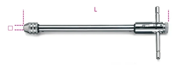 Giramaschi reversibile a cricchetto lungo beta 436l - dettaglio 1