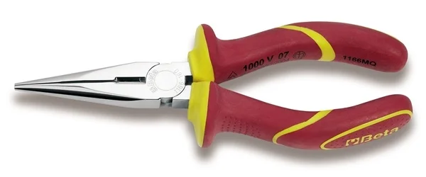 Pinza isolata 1000v becchi mezzotondi lunghissimi diritti beta 1166mq - dettaglio 1