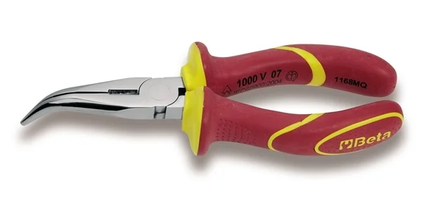 Pinza isolata 1000v becchi mezzotondi lunghissimi piegati beta 1168mq - dettaglio 1