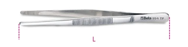Pinzetta a molla antiacido antimagnetica punte larghe diritte beta 994tf - dettaglio 1