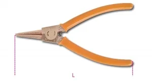 Pinza anelli elastici antiscintilla becchi diritti beta 1036ba - dettaglio 1