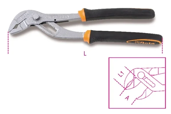 Pinza regolabile beta 1047bm - dettaglio 1