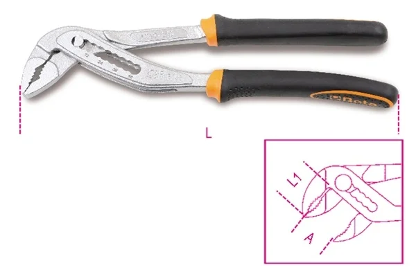 Pinza regolabile beta 1048bm - dettaglio 1