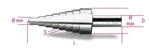 Fresa conica a gradino  beta 425/1 - dettaglio 1