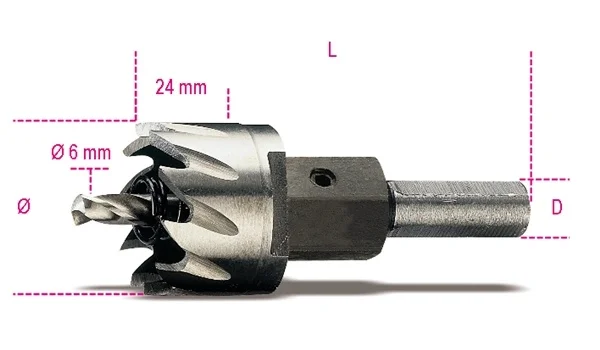 Fresa a tazza hss rettificata beta 451 - dettaglio 1