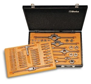 Assortimento maschi e filiere acciaio hss passo grosso e fine beta 447/c70 - dettaglio 1
