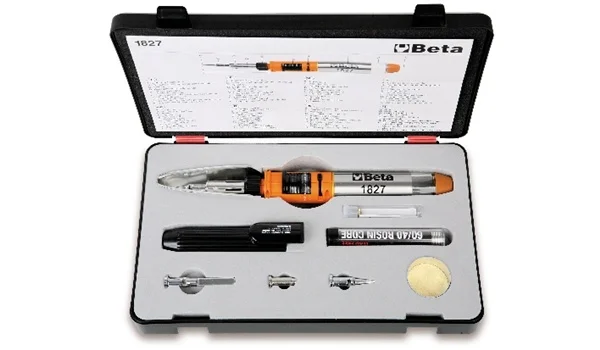 Assortimento saldatore a gas e accessori beta 1827/k - dettaglio 1
