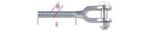 Forcella destra zincata robur 8009fzd - dettaglio 1