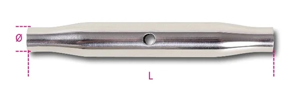 Canaula a tubo inox robur 8201t - dettaglio 1