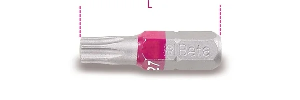 Inserto esagonale 1/4  beta 860rtx - dettaglio 1