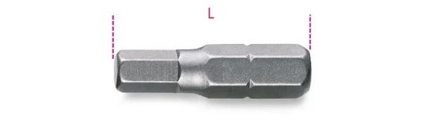 Inserto esagonale 1/4 beta 861pe - dettaglio 1